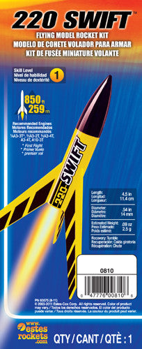 Estes 810 220 Swift Rocket - Skill 1