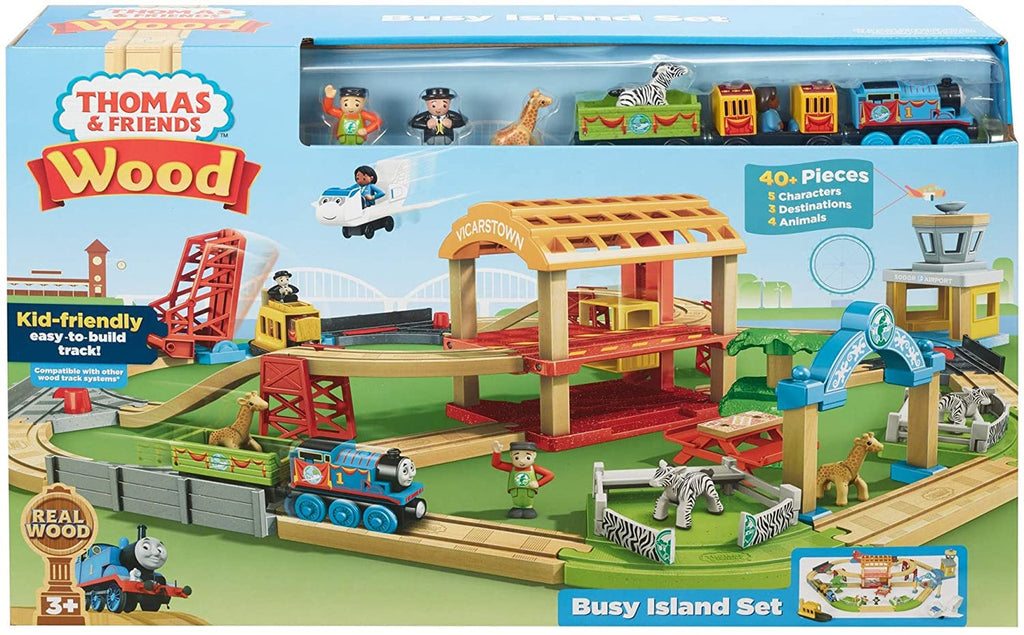 Fisher-Price Thomas & Friends Wood Busy Island Set