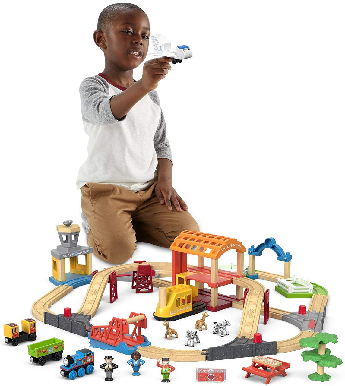 Fisher-Price Thomas & Friends Wood Busy Island Set