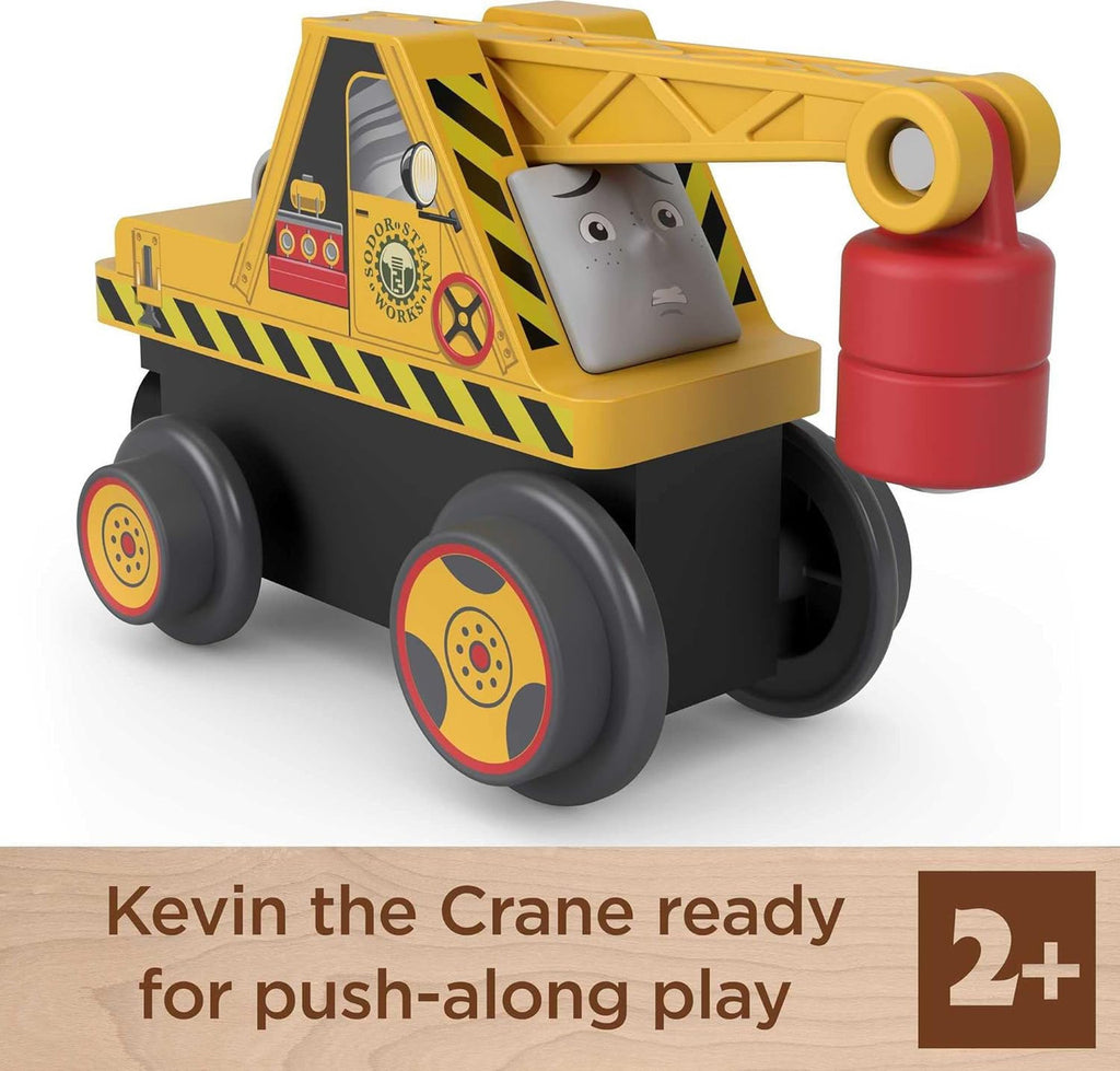 Fisher-Price FRPHBJ91 Thomas The Train Wooden Railway - KEVIN THE CRANE (Small)Locomotive