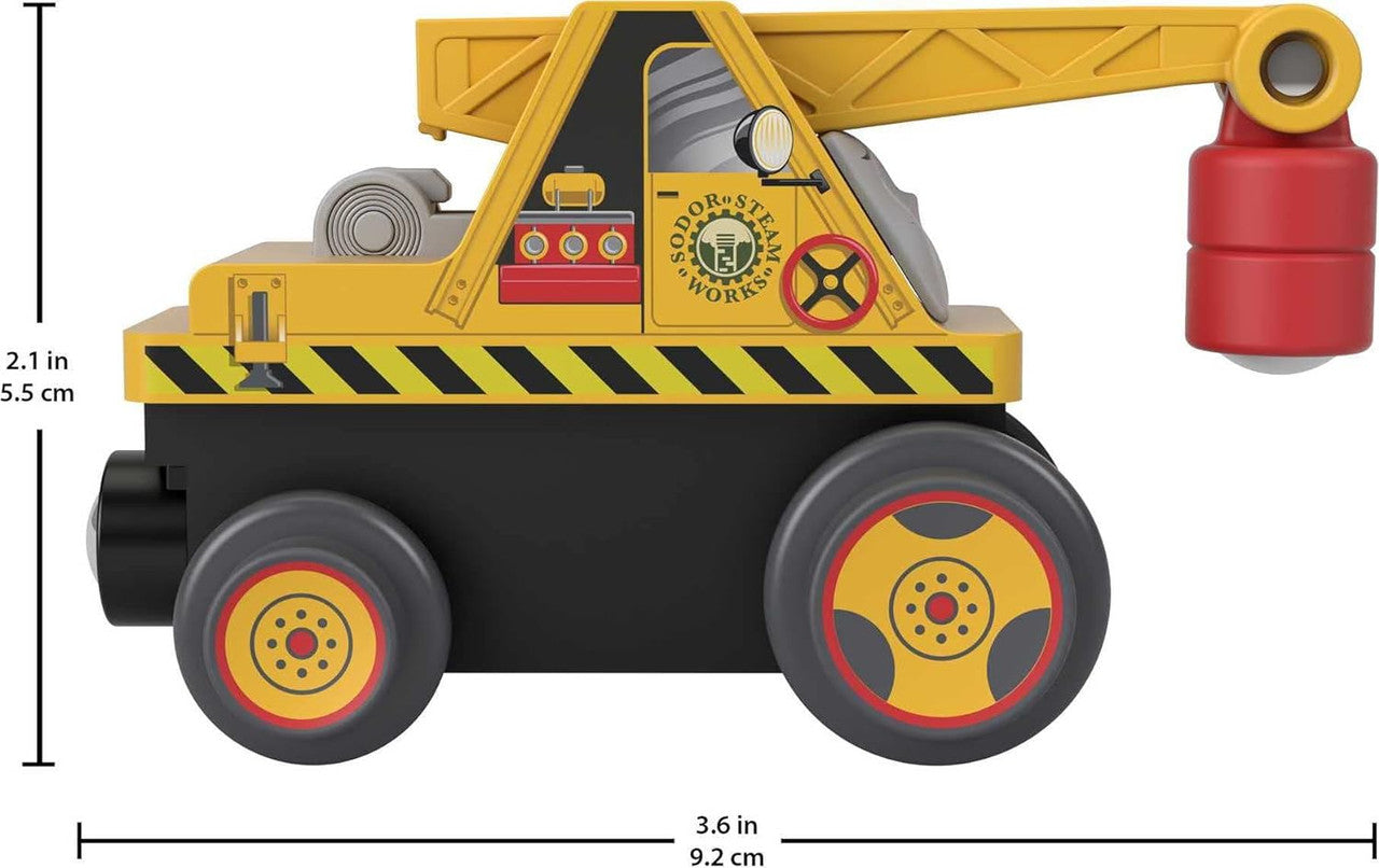 Fisher-Price FRPHBJ91 Thomas The Train Wooden Railway - KEVIN THE CRANE (Small)Locomotive