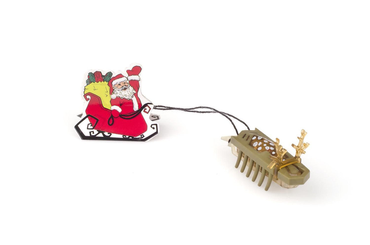Hexbug Nano Reindeer Pulling Santa Sleigh