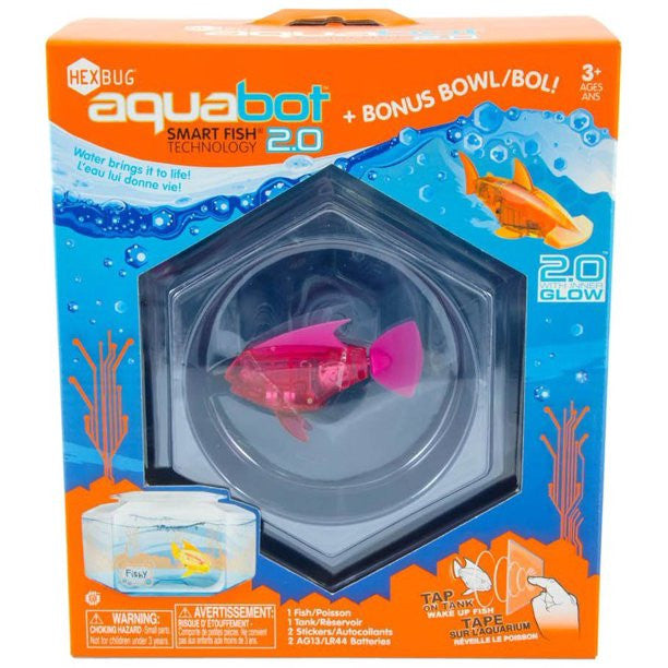 Hexbug 460-4284 Aquabot 2.0 Purple Angelfish with Bowl