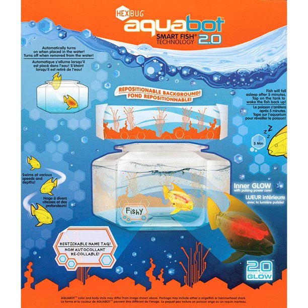 Hexbug 460-4284 Aquabot 2.0 Purple Angelfish with Bowl