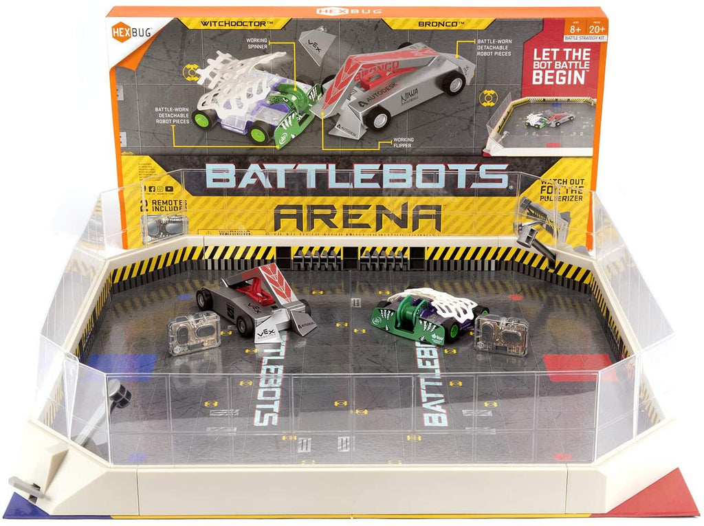 Hexbug BattleBots Arena 3.0 Playset - Bronco vs. Witch Doctor