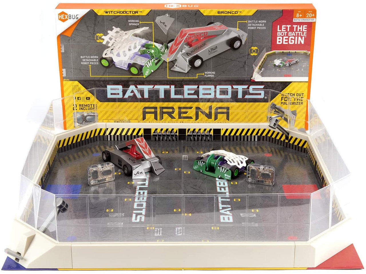 Hexbug BattleBots Arena 3.0 Playset - Bronco vs. Witch Doctor