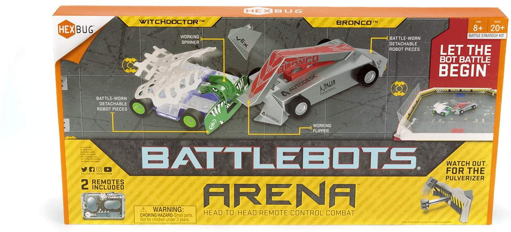 Hexbug BattleBots Arena 3.0 Playset - Bronco vs. Witch Doctor