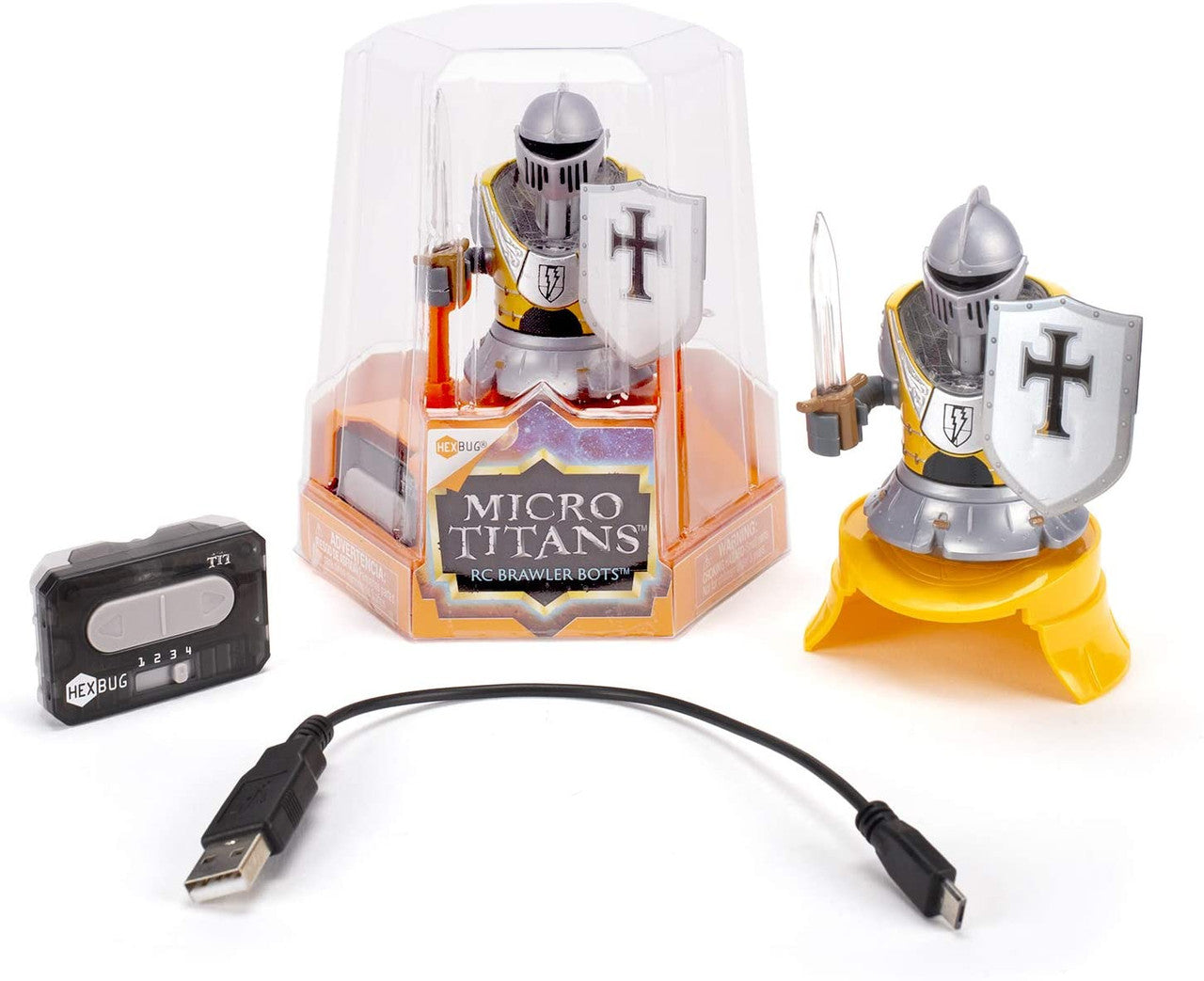 Hexbug Micro Titans Knight - Yellow