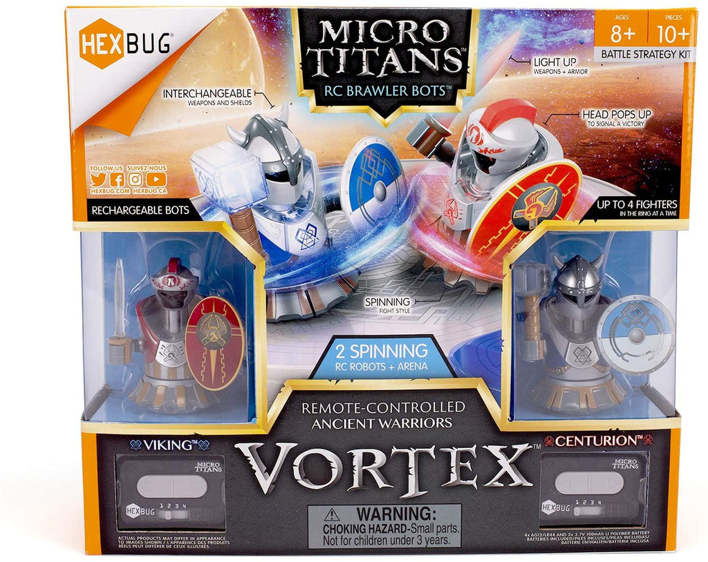 Hexbug Micro Titans Vortex (Centurion vs Viking)