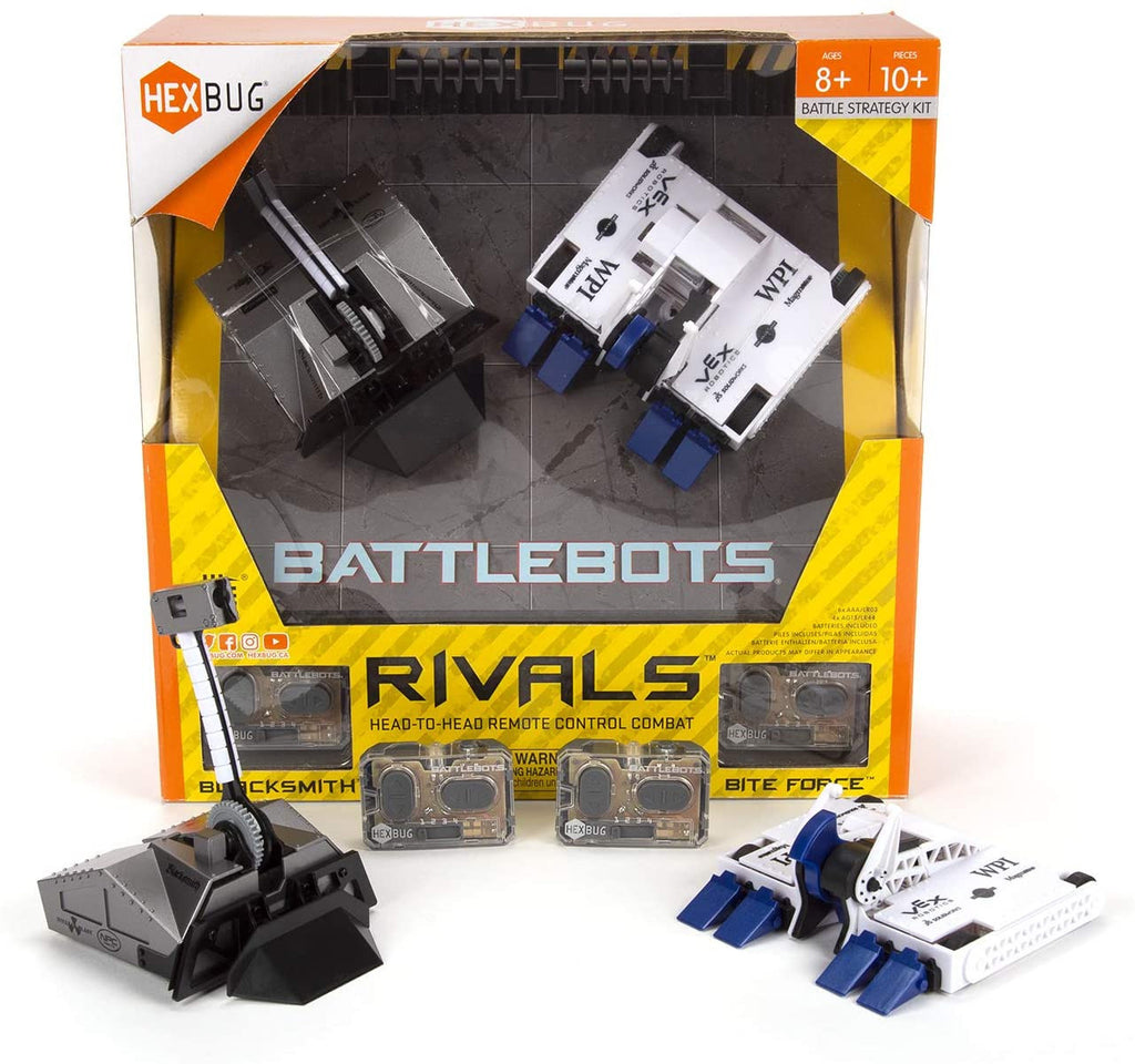 Hexbug BattleBots Rivals 4.0 Twin-Pack - Blacksmith vs. Bite Force