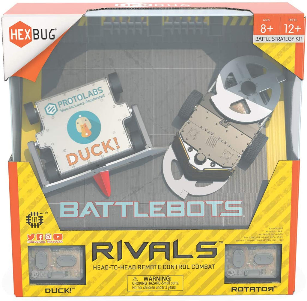 Hexbug BattleBots Rivals 5.0 Twin-Pack - Duck vs. Rotator