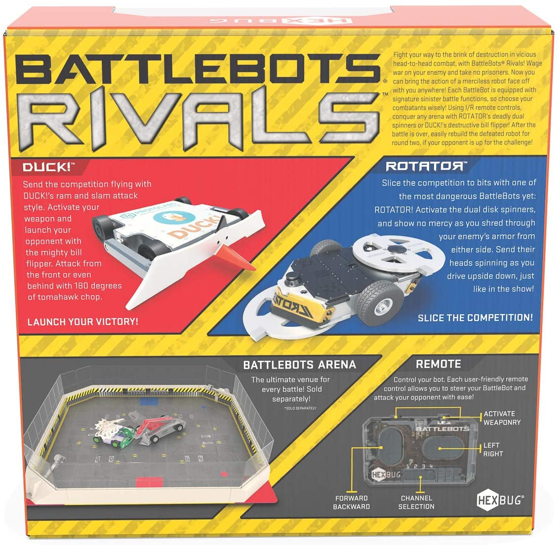 Hexbug BattleBots Rivals 5.0 Twin-Pack - Duck vs. Rotator