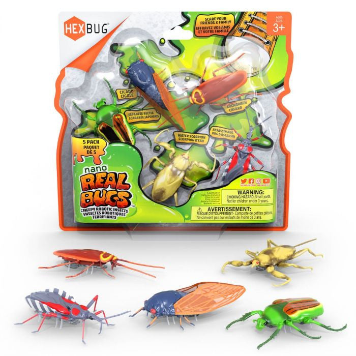 Hexbug 477-7676 Real Bugs Nano - 5 Pack