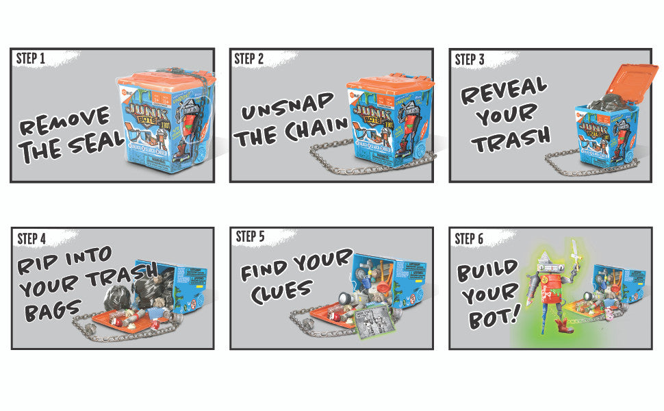 Hexbug 430-7679 Junkbots - Alley Dumpster Assortment