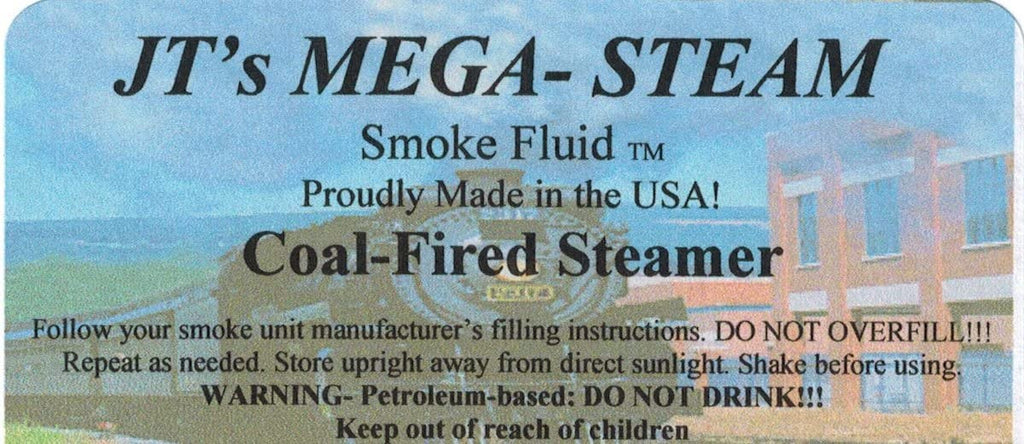 JT's Mega-Steam 101 Coal Fired Steam Smoke Fluid - 2oz