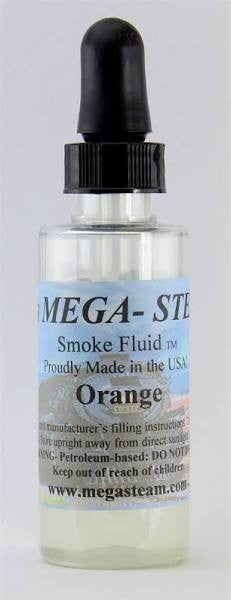 JT's Mega-Steam 127 Orange Smoke Fluid - 2oz