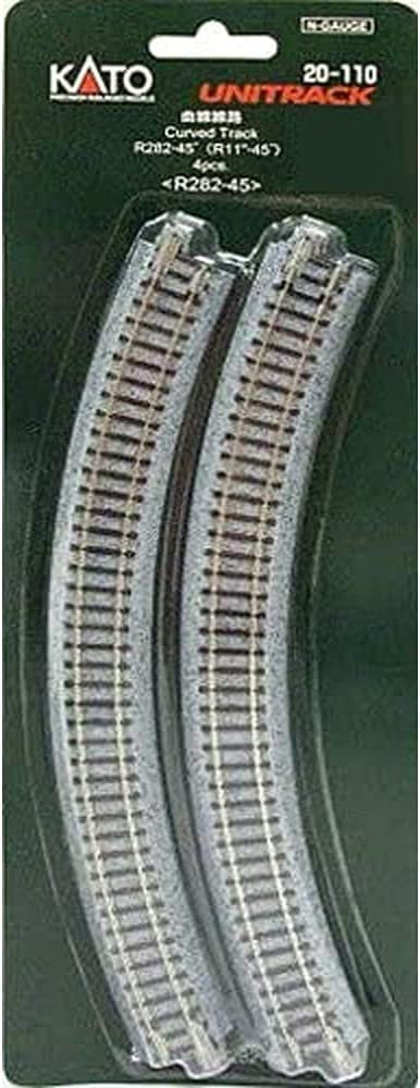 Kato 20110 N R282-45 Curve Track/4pc