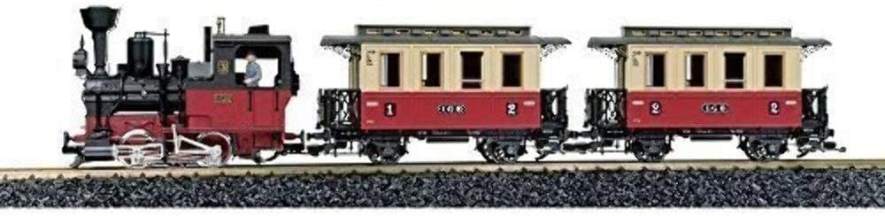 LGB 72302 Passenger Starter Set, with Lights, Sound and Smoke - 120 volts