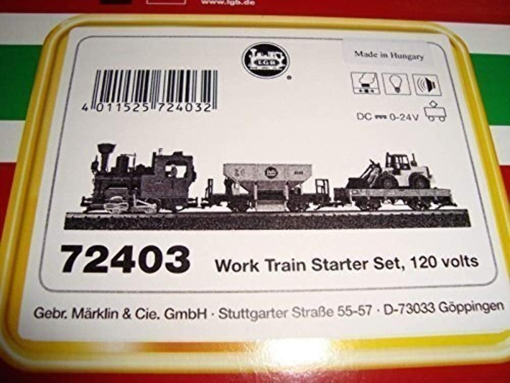 LGB 72403 Freight G Scale Starter Set with Sound - 120 Volts