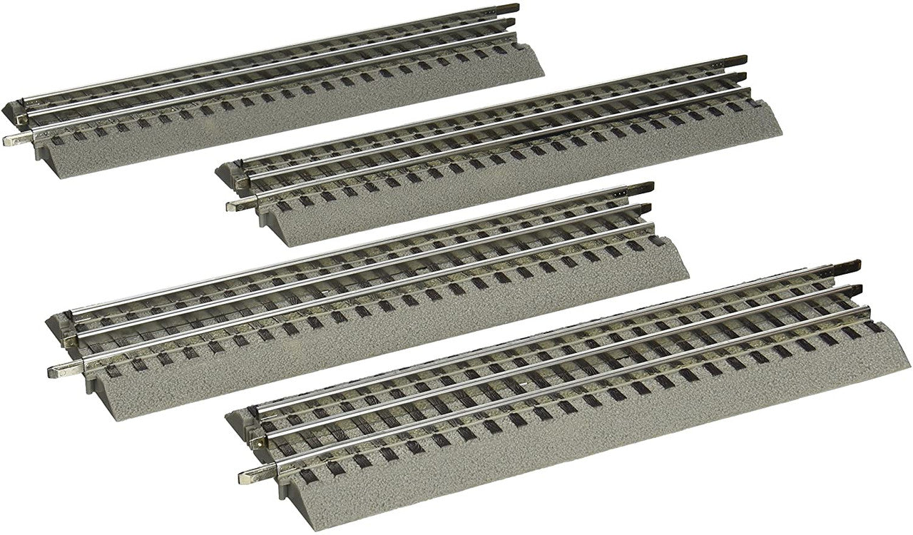 Lionel 6-12032 O Gauge FasTrack 10" Straight Track (4 Pack)