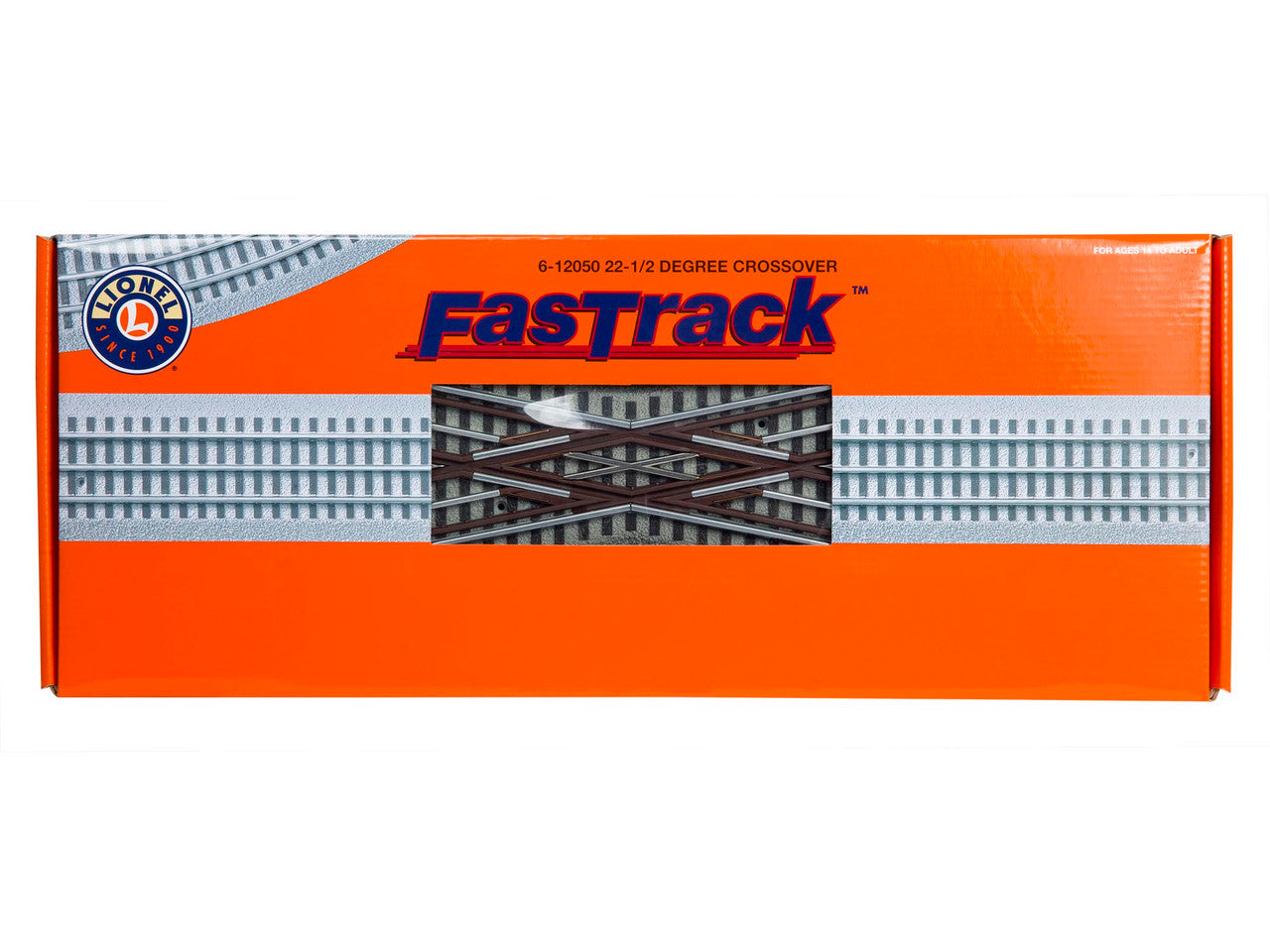 Lionel 6-12050 O Gauge FasTrack 22.5* Crossing