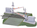 Lionel 6-12062 O Gauge FasTrack Grade Xing with Gates & Flasher