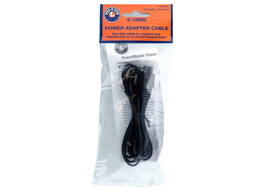 Lionel 6-12893 O Gauge Legacy PM-1 Power Adapter Cable 9/23
