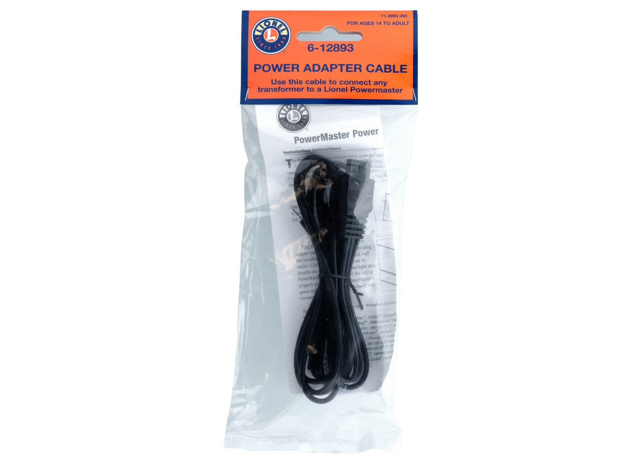 Lionel 6-12893 O Gauge Legacy PM-1 Power Adapter Cable 9/23