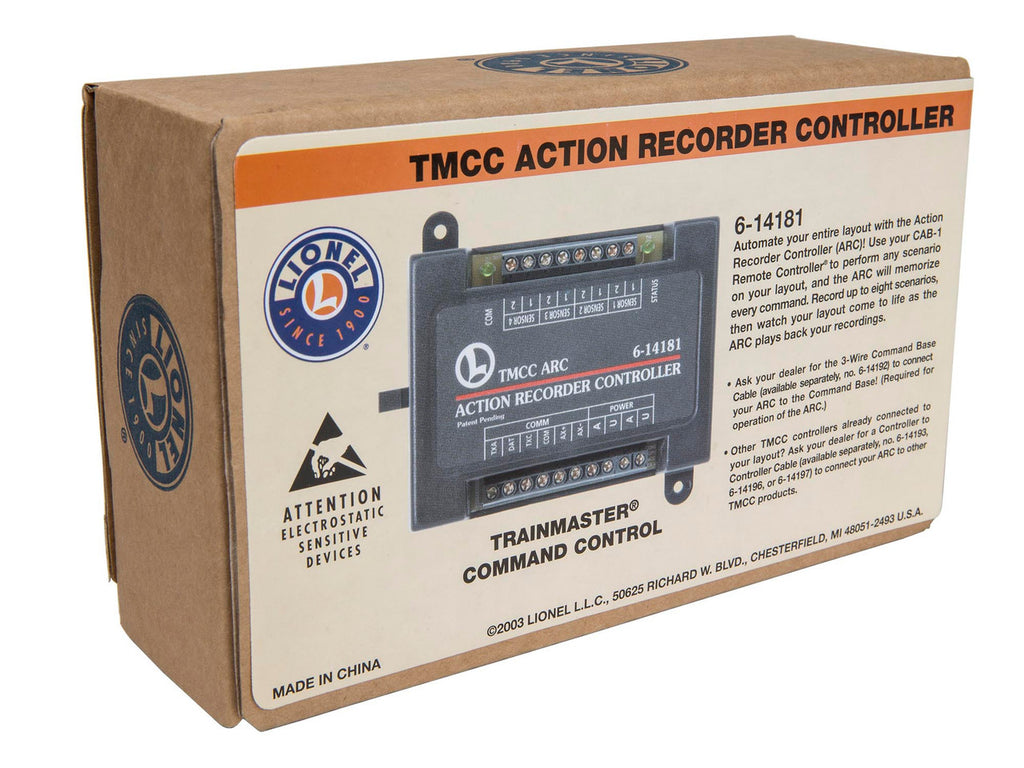 Lionel 6-14181 O Gauge TMCC Action Recorder Controller/ARC