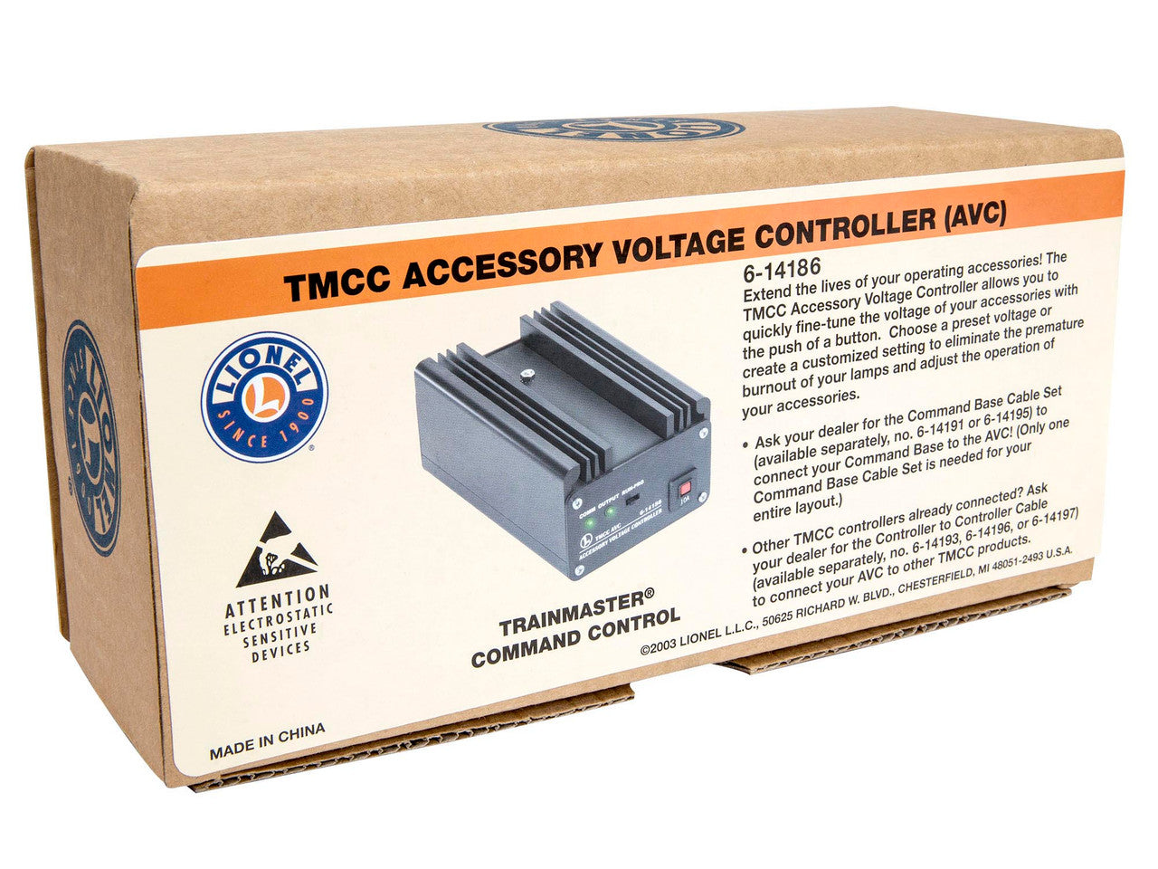 Lionel 6-14186 O Gauge TMCC Accessory Voltage Controller/AVC