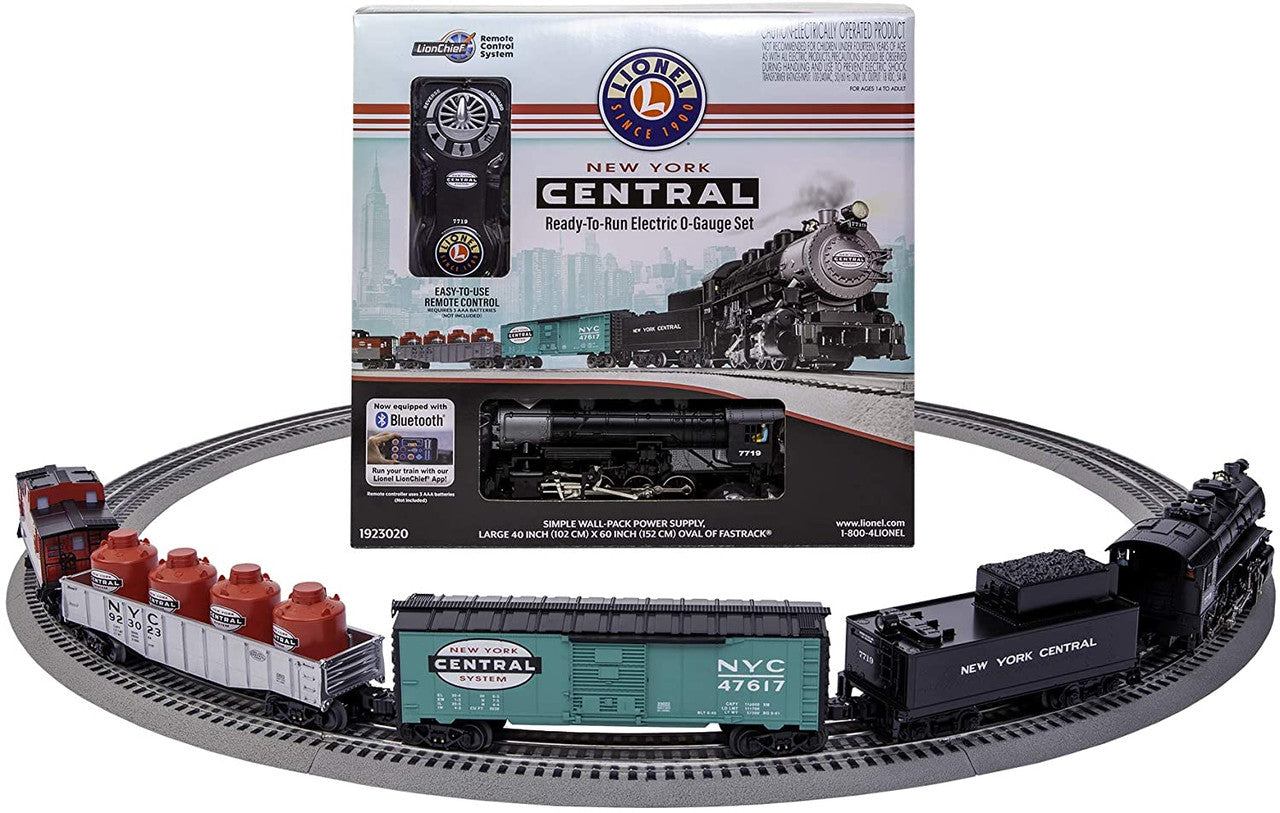 Lionel 1923020 O Gauge LionChief NYC Flyer Steam Freight Set/0-8-0