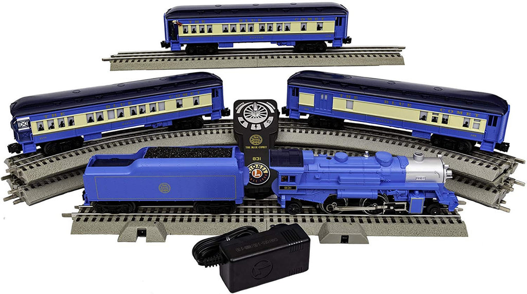 Lionel 1923070 O Gauge LionChief Blue Comet Steam Psg.Set/4-4-2