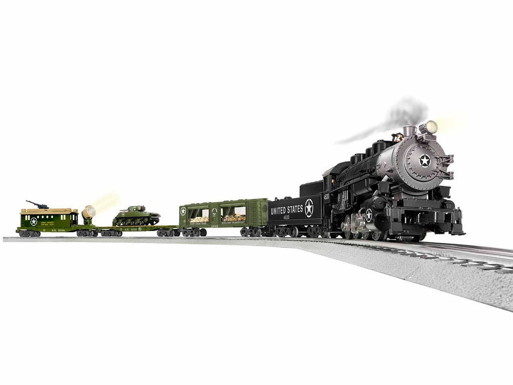 Lionel 1923100 O Gauge DE LionChief US Military Steam Set/0-8-0 9/23