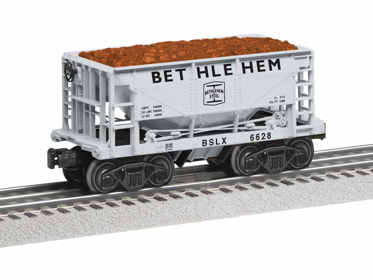 Lionel 1928160 O Gauge Ore Car 6pk Bethlehem Steel