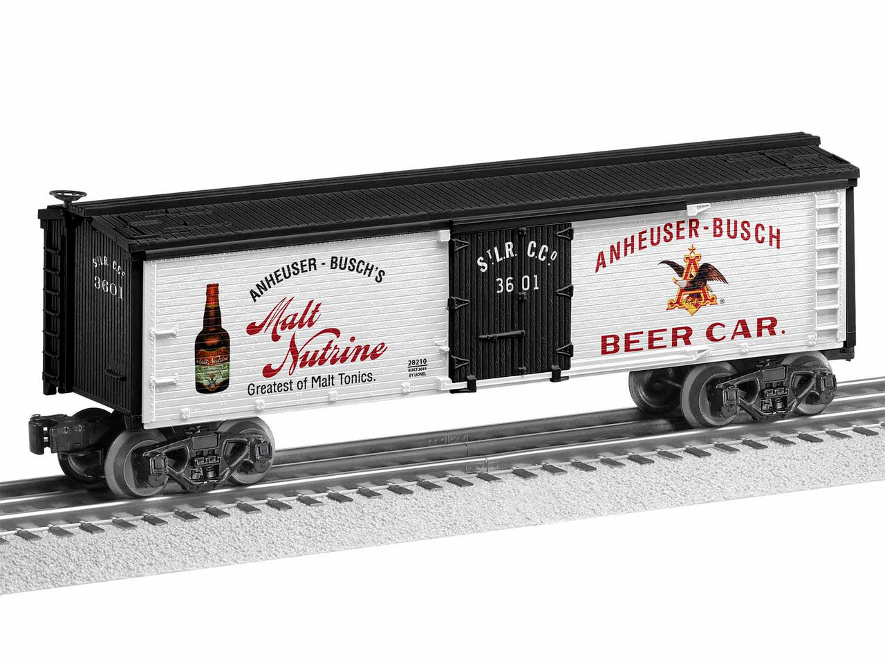 Lionel 1928210 O Gauge Anheuser-Busch Malt Tonics Reefer
