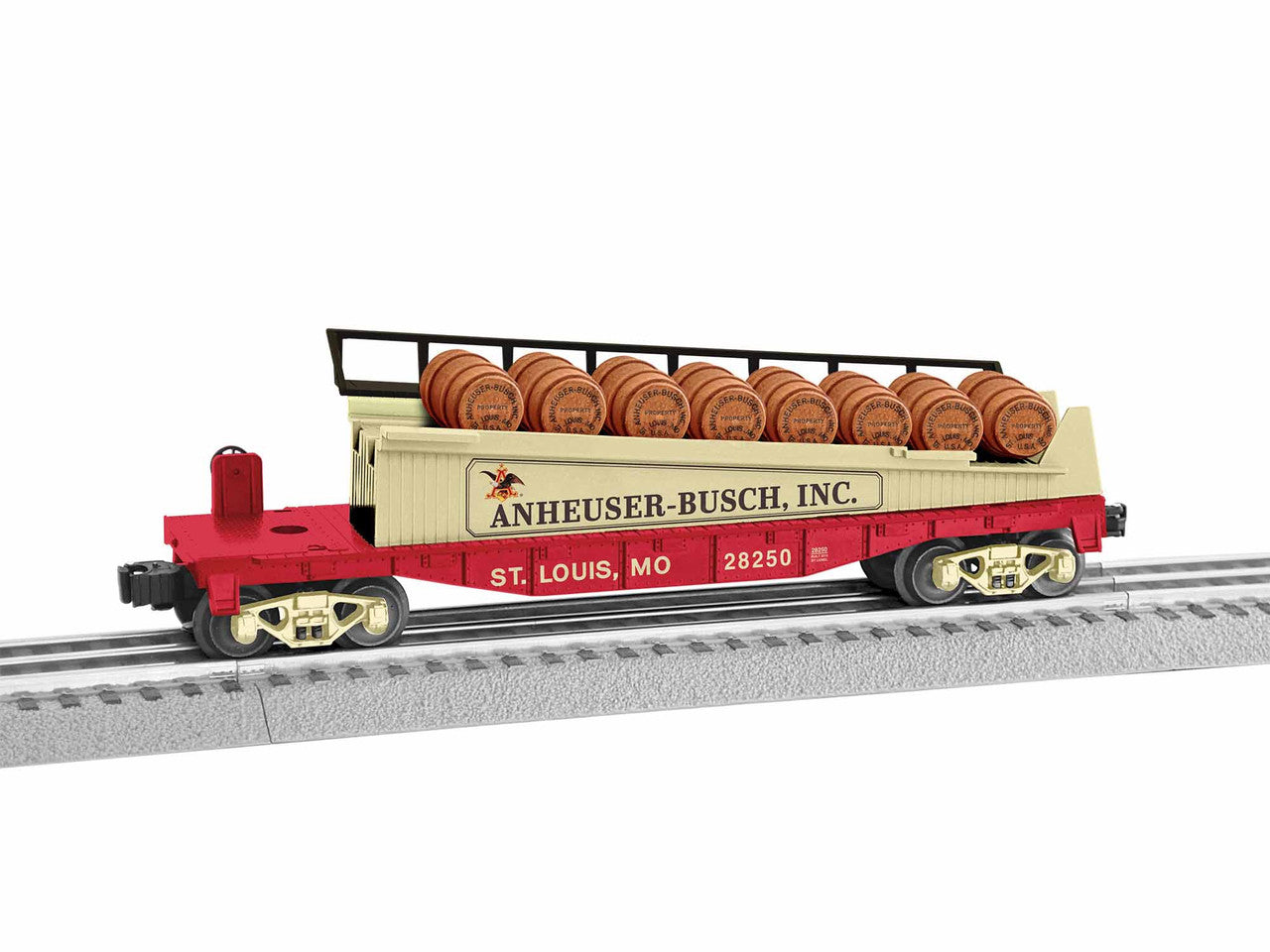 Lionel 1928250 O Gauge Anheuser-Busch Barrel Car