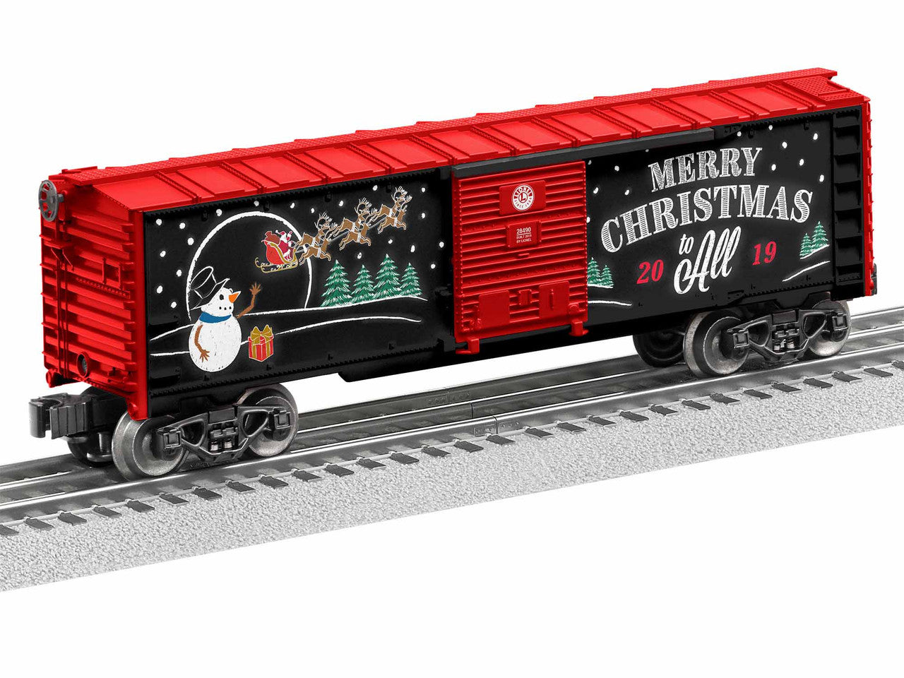 Lionel 1928490 O Gauge 2019 Christmas Boxcar