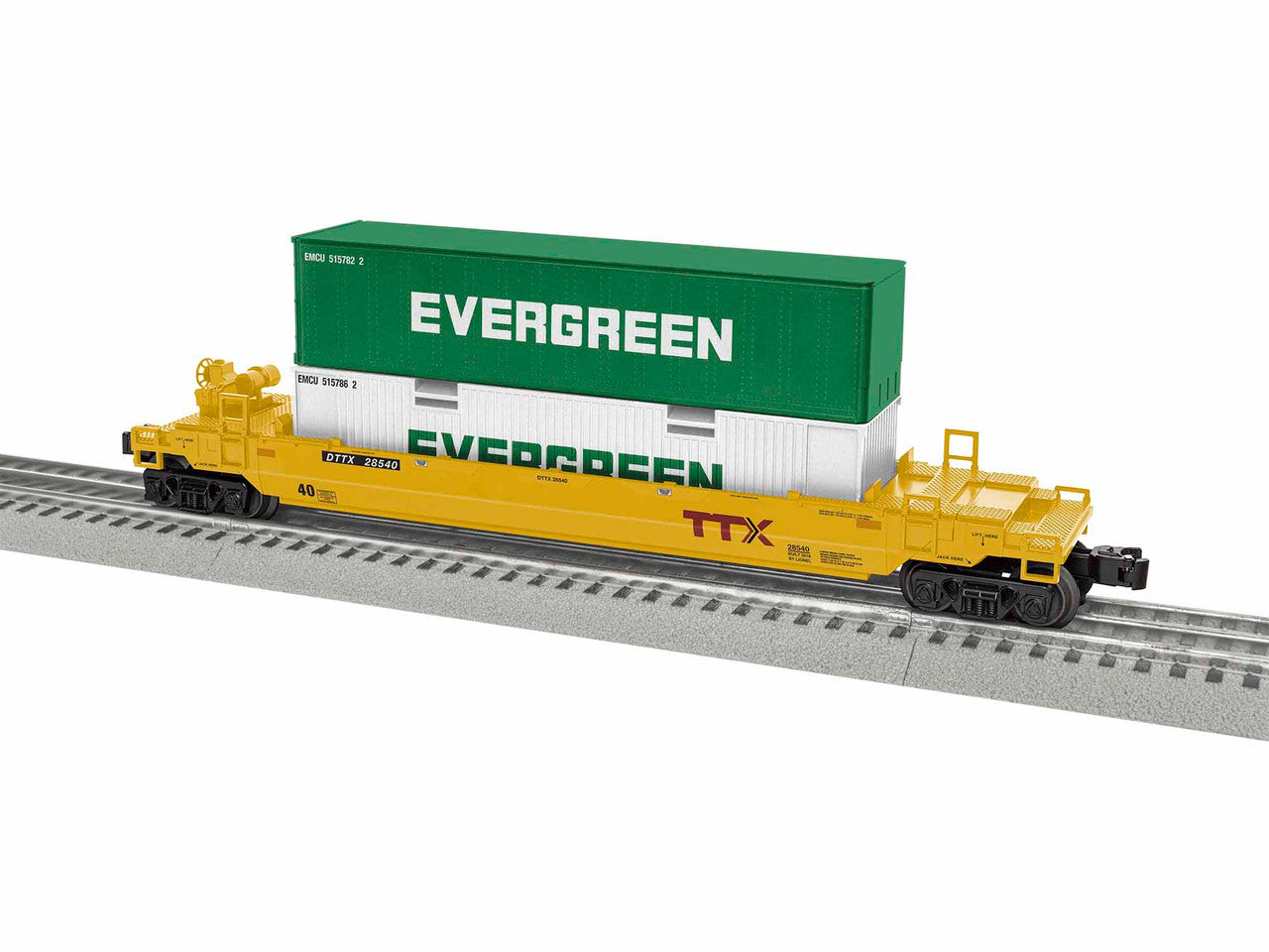 Lionel 1928540 O Gauge TTX Maxi Stack Car 9/23