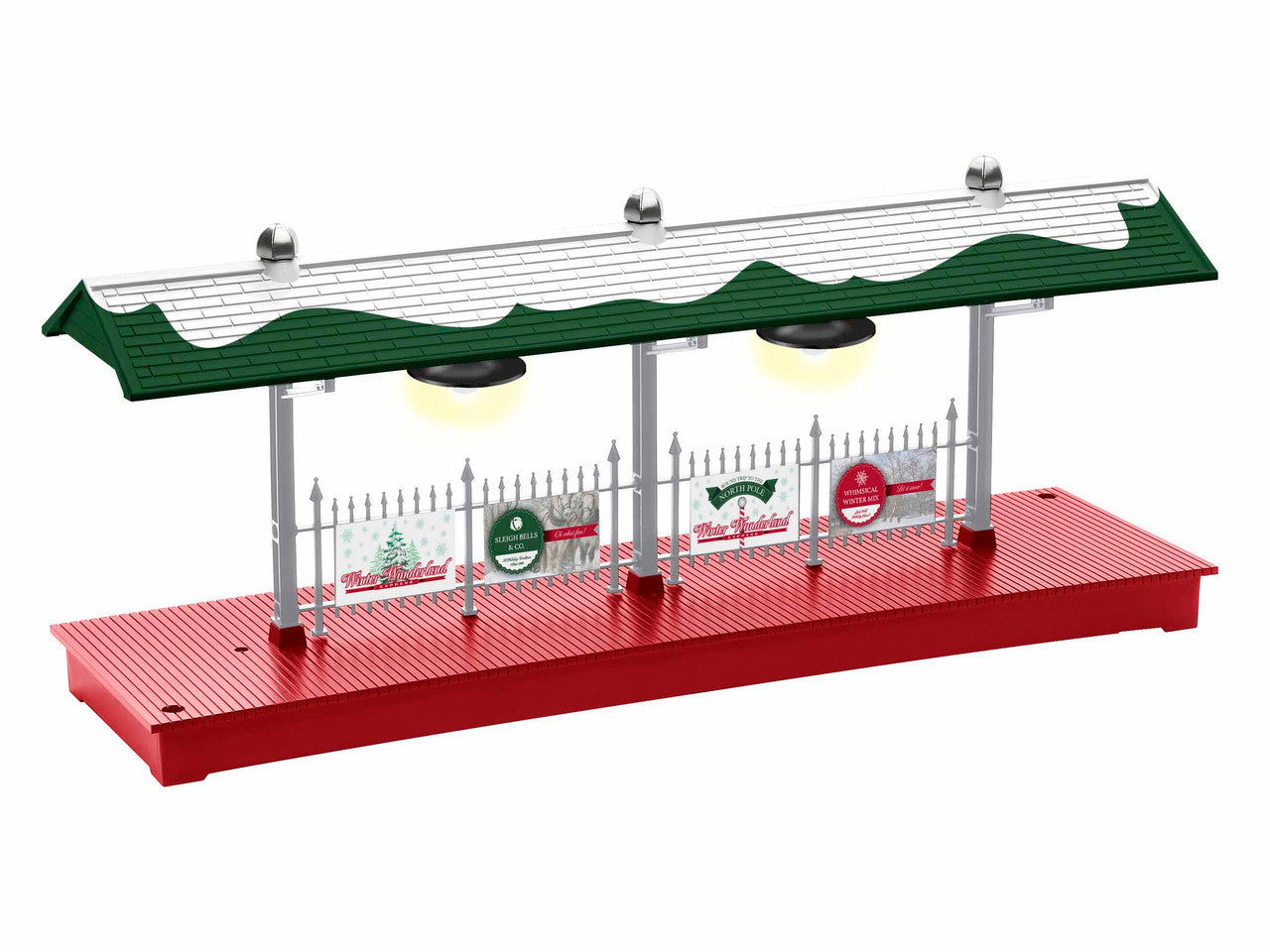 Lionel 1929070 O Gauge PEP Winter Wonderland Station Platform