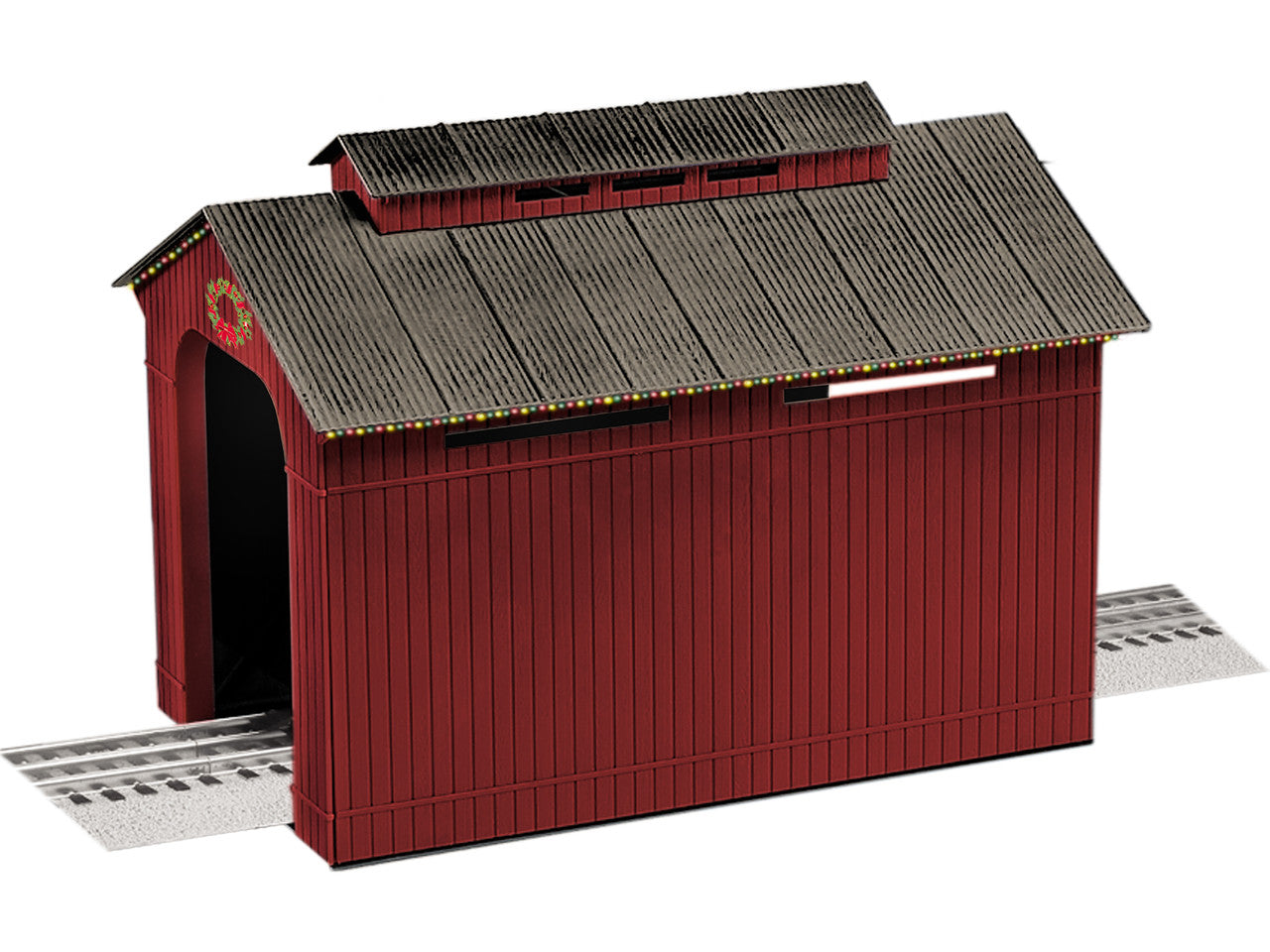 Lionel 1929090 O Gauge PEP Lighted Christmas Half-Covered Bridge 9/23