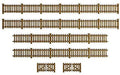 Lionel 1930160 O Gauge Brown Picket Fence