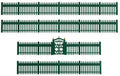 Lionel 1930170 O Gauge Green Iron Fence