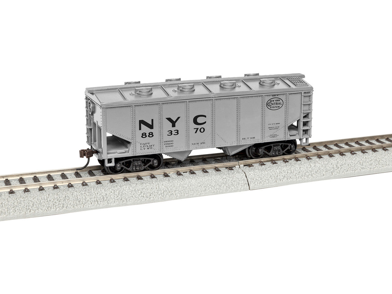 Lionel 1954370 HO Gauge 2-Bay Covered Hopper NYC #883370