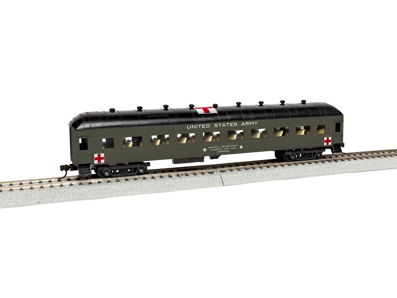 Lionel 1954500 HO Gauge Army Medical Corps Hospital Coach