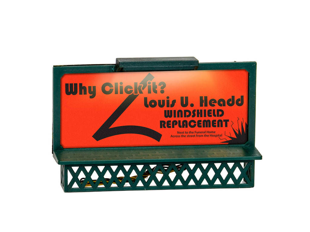 Lionel 1956230 HO Gauge Safe Driving Lighted Billboard