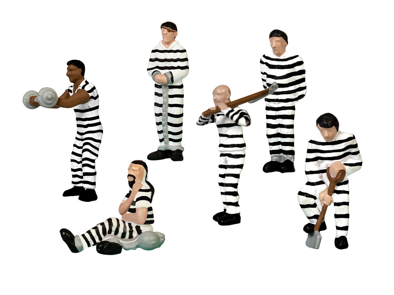 Lionel 1957170 HO Gauge Prison Work Crew - Stripes