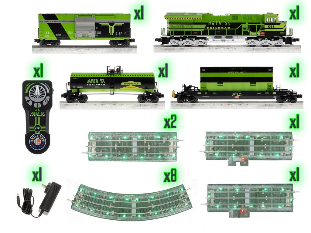 Lionel 2023050 O Gauge LionChief Area 51 Diesel Set/ET44 9/23