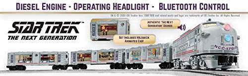 Lionel 2023130 O Gauge LionChief Star Trek Diesel Set/FT 9/23