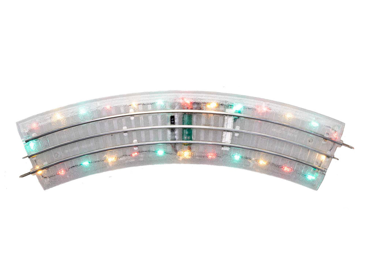 Lionel 2025020 O Gauge  FasTrack Lighted O36 Curve - 4 Pack