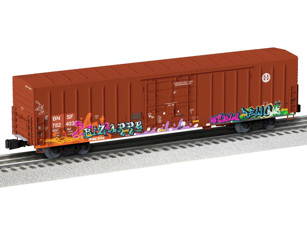 Lionel 2026561 O Gauge Mechanical Reefer w/ Graffiti BNSF #782403